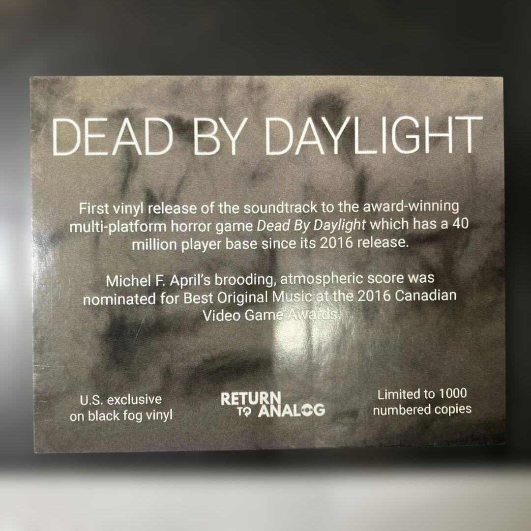 入手困難　全世界限定1000枚　Dead By Daylight　レコード