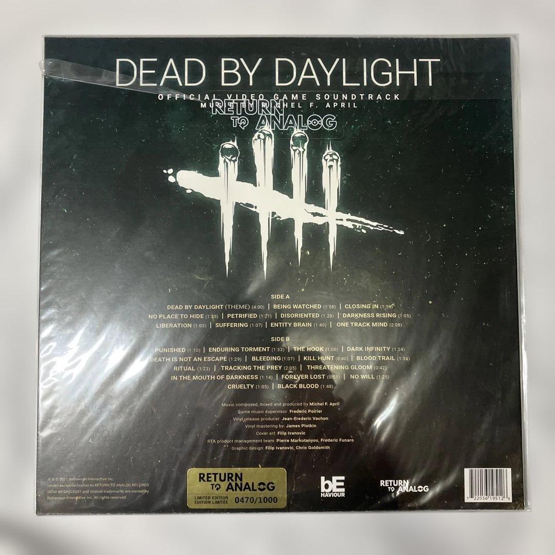 入手困難　全世界限定1000枚　Dead By Daylight　レコード
