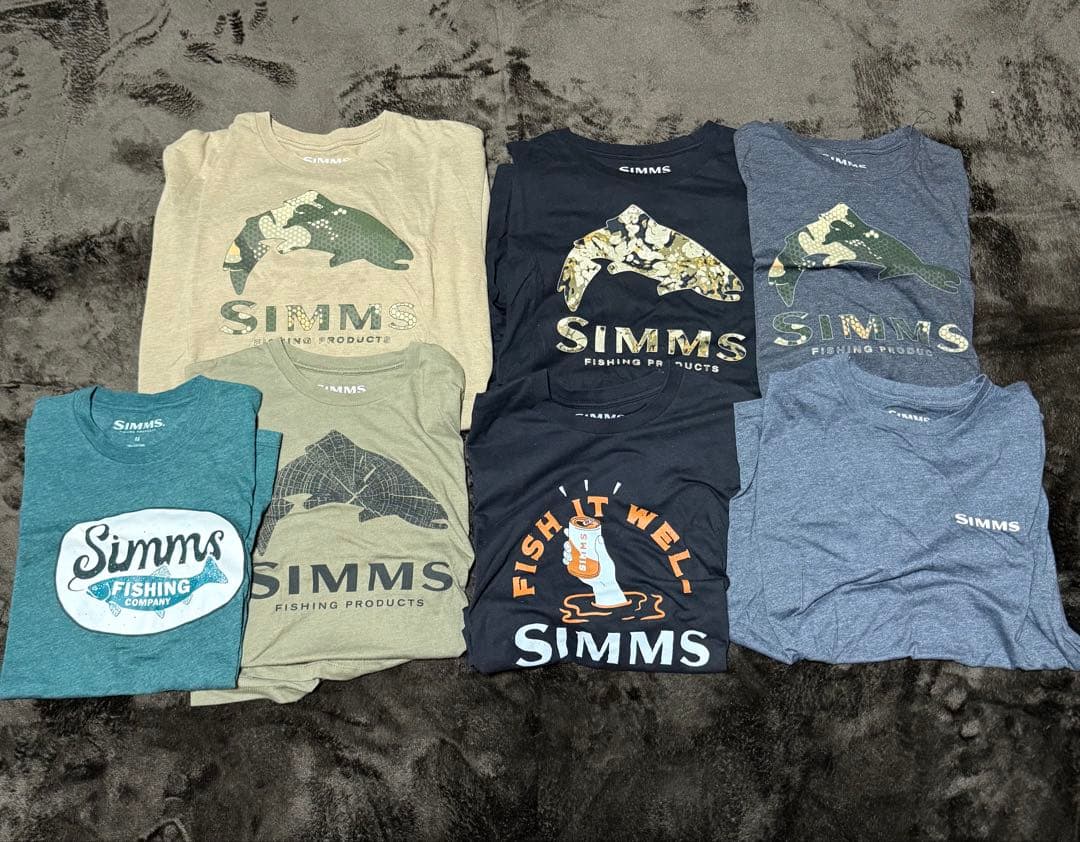 SIMMS フィッシング Tシャツ セット