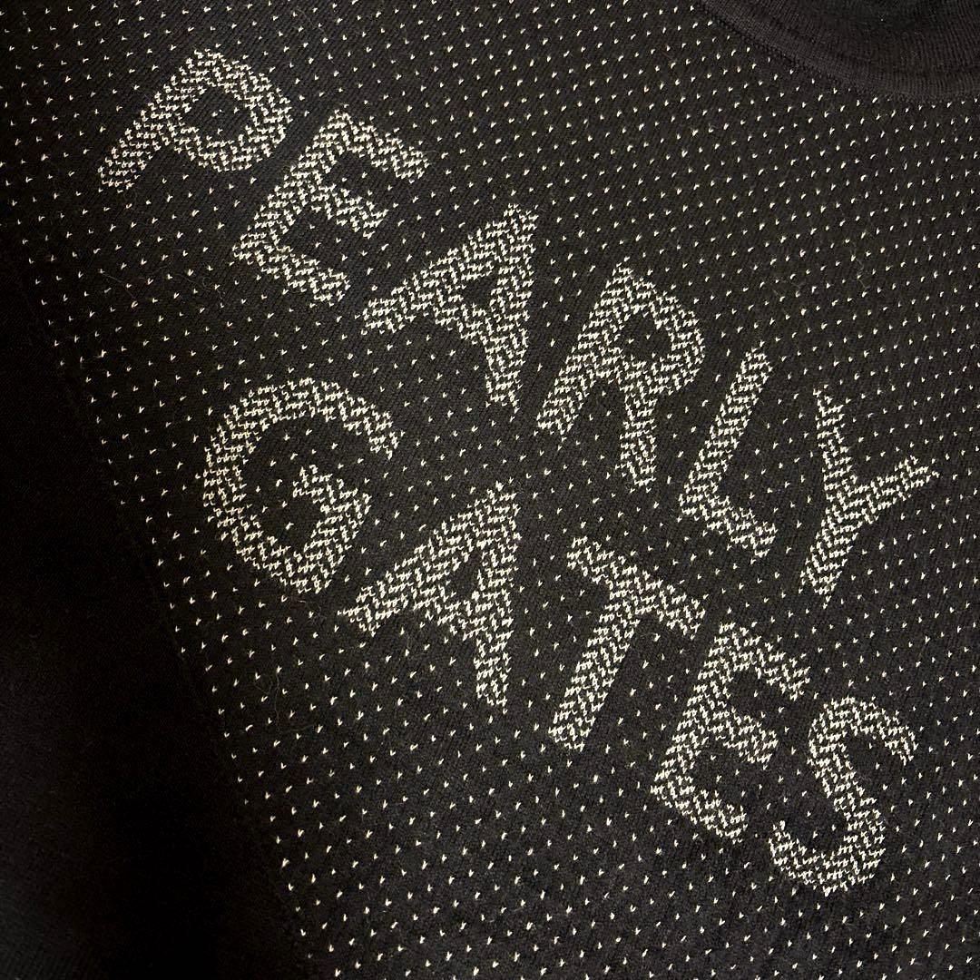 パーリーゲイツ☆新品 カシミヤタッチコットン コラーゲン加工タートルネックニット