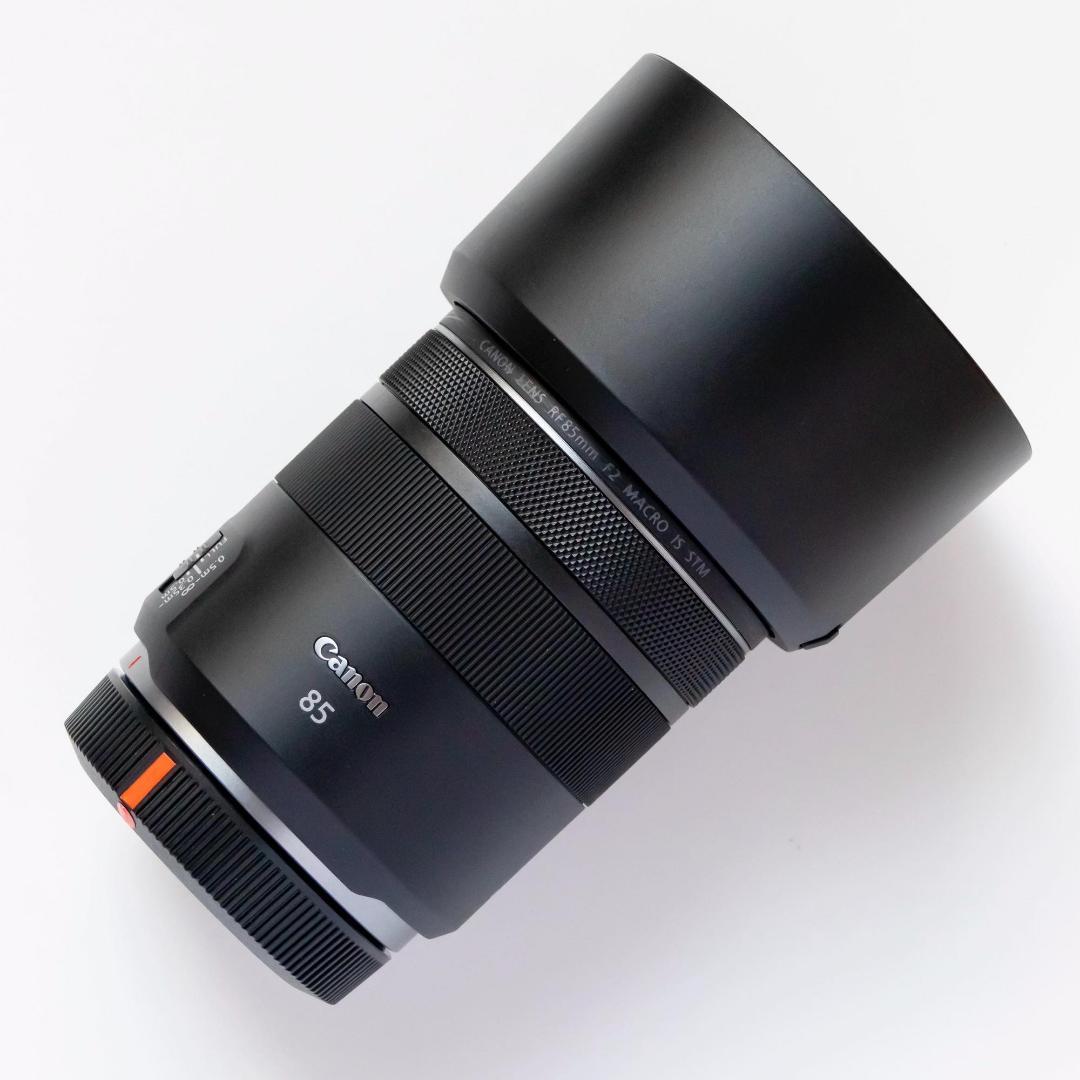 Canon RF85mm F2 マクロ IS STM レンズ＋フード（美品）