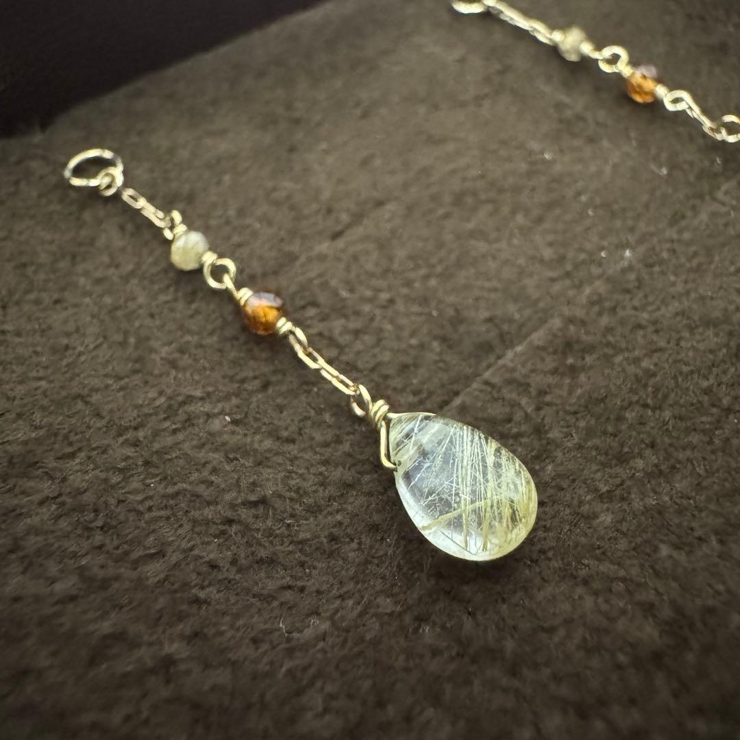 agete ルチルピアスチャーム