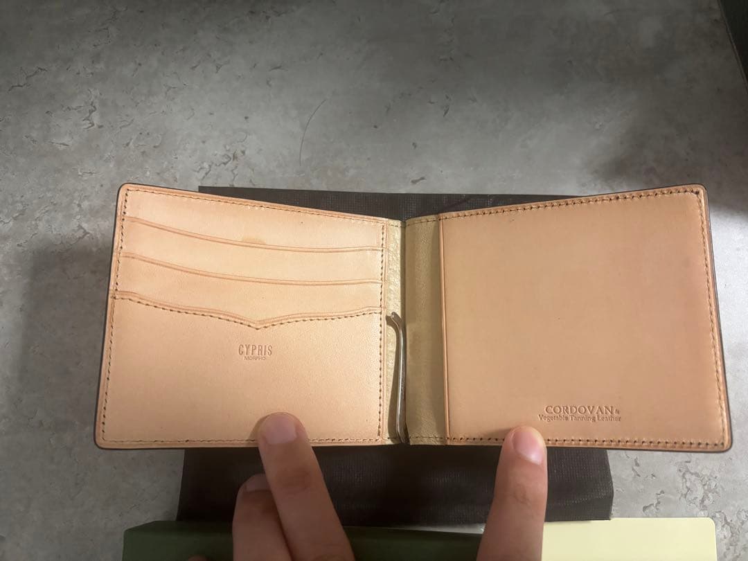 CYPRIS コードバン　マネークリップ