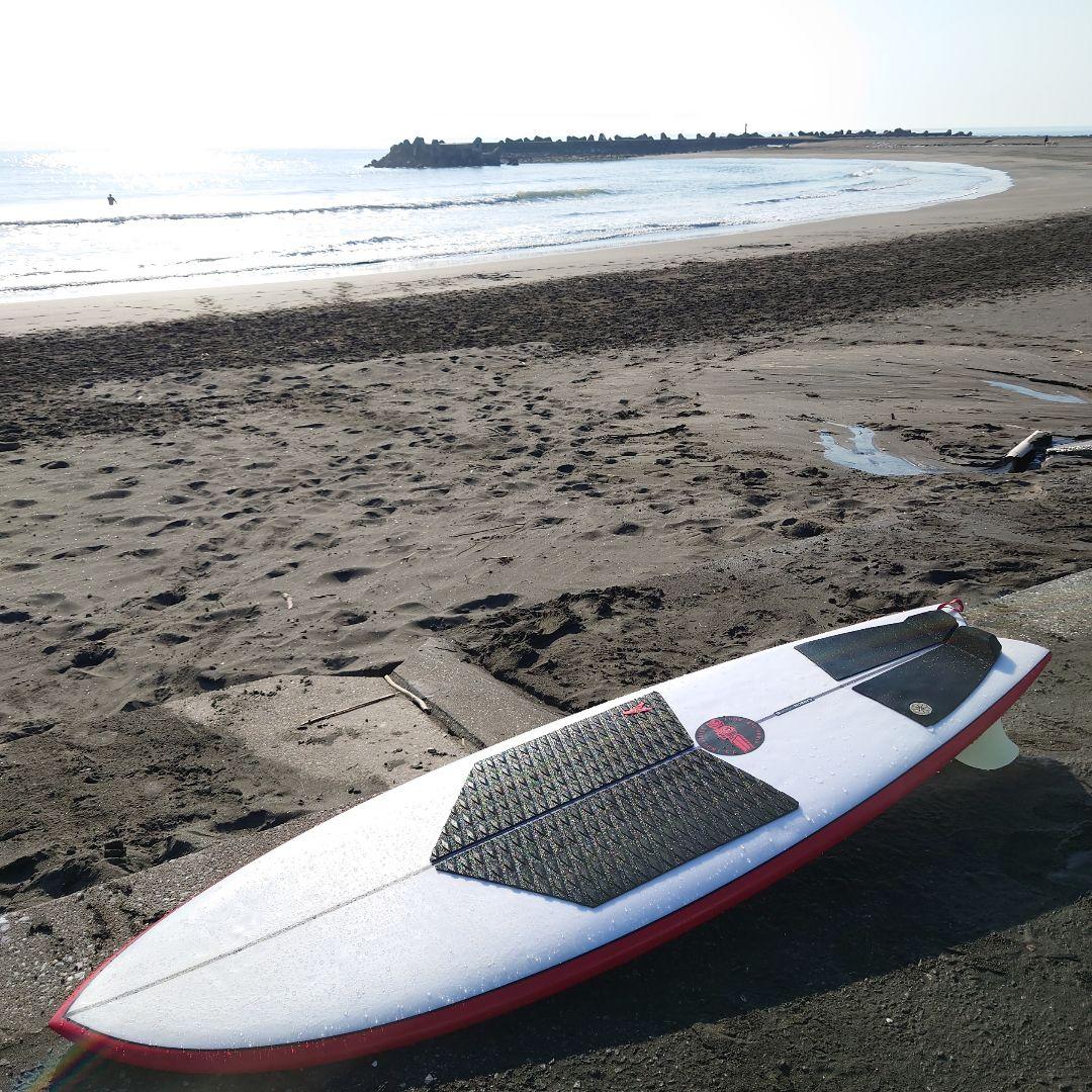 JS　レッドバロン　5'7　FCS2　ツインフィン　キールフィン2セット付