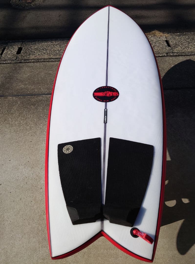 JS　レッドバロン　5'7　FCS2　ツインフィン　キールフィン2セット付