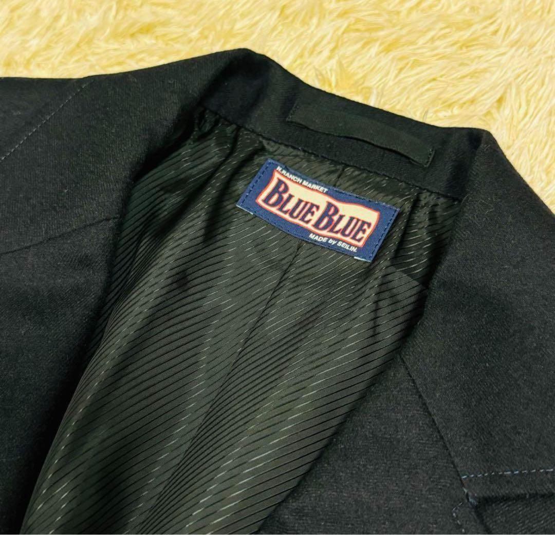 BLUE BLUE ネイビー ３ピース セットアップ M