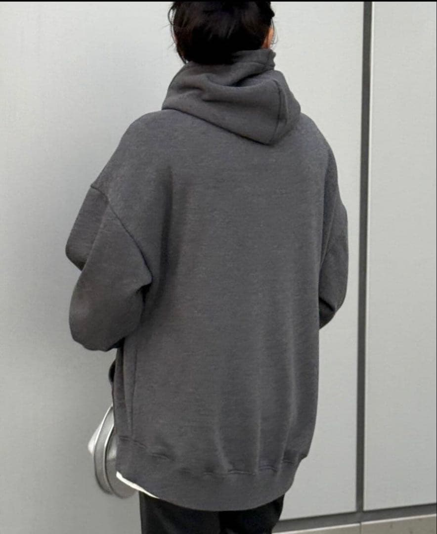 AP STUDIO New Warm Zip Hoodiグレー