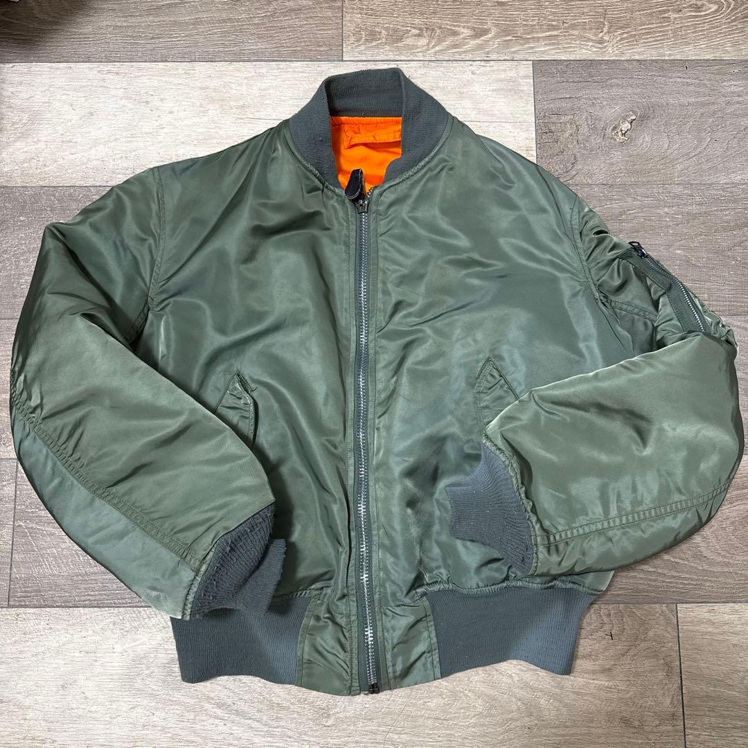 90s USA製 PATRIOT UNIFORMS MA-1 民間品　M