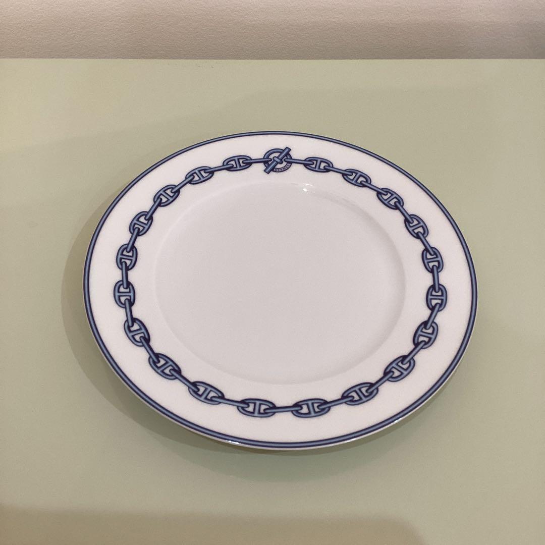 【新品】　HERMES エルメス　シェーヌダンクル　プレート22cm