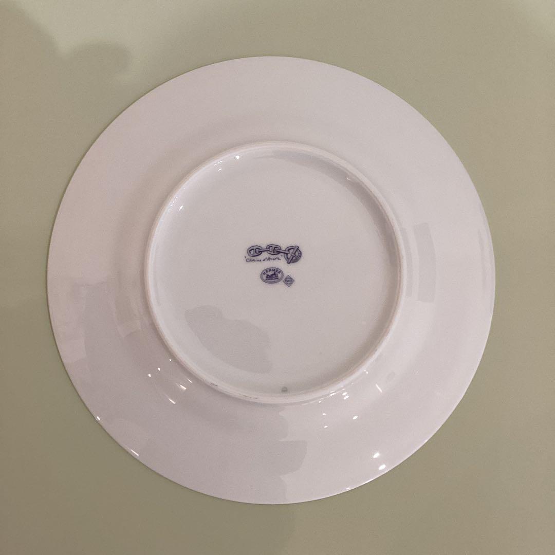 【新品】　HERMES エルメス　シェーヌダンクル　プレート22cm