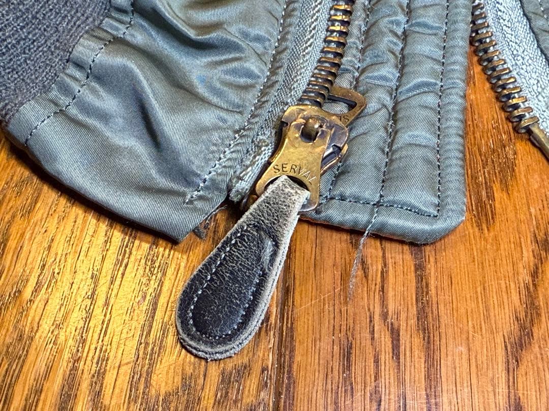 ★レア！70s縦ステッチEタイプ GREENBRIER製 MA-1 サイズM？