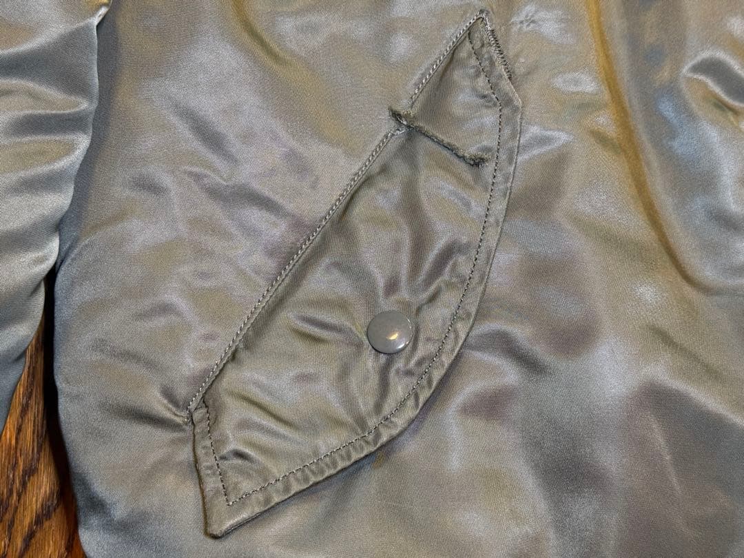 ★レア！70s縦ステッチEタイプ GREENBRIER製 MA-1 サイズM？