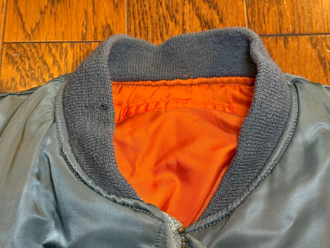 ★レア！70s縦ステッチEタイプ GREENBRIER製 MA-1 サイズM？