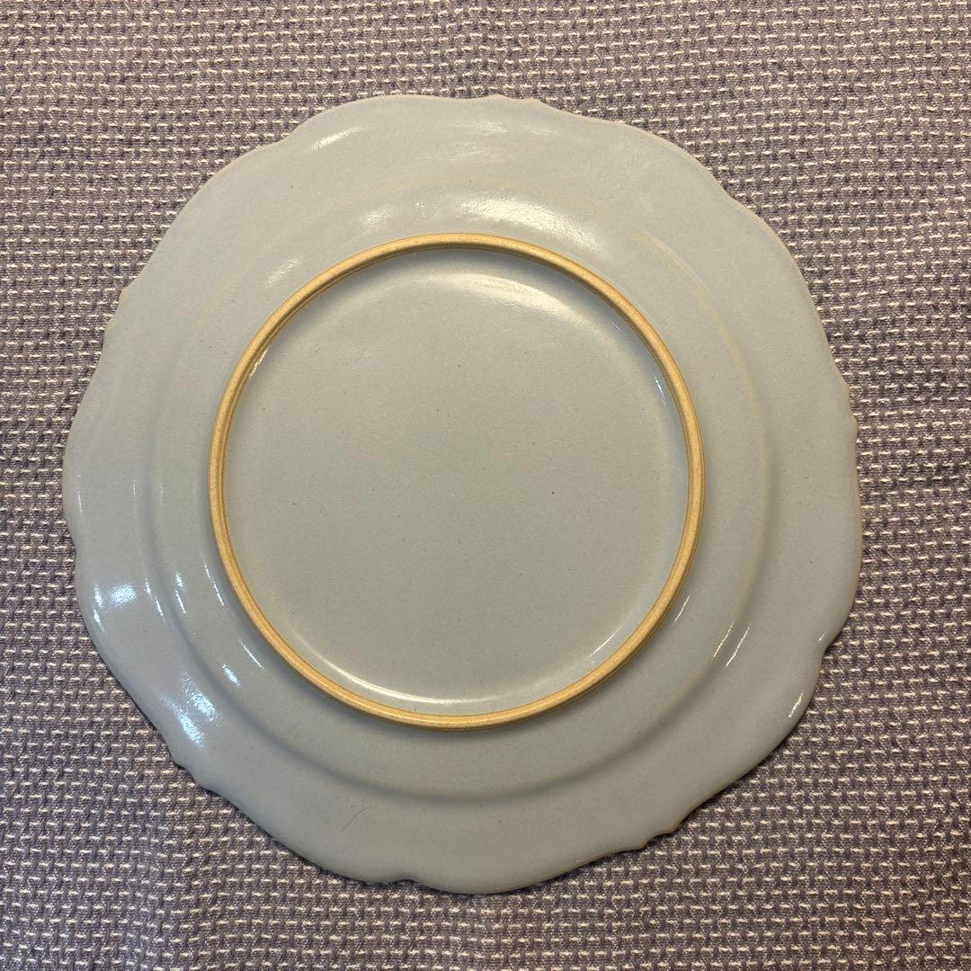 エッコ　あわびウェア　輪花皿　３枚セット