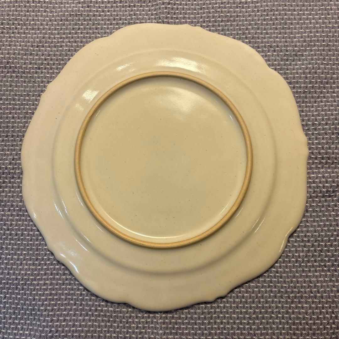 エッコ　あわびウェア　輪花皿　３枚セット