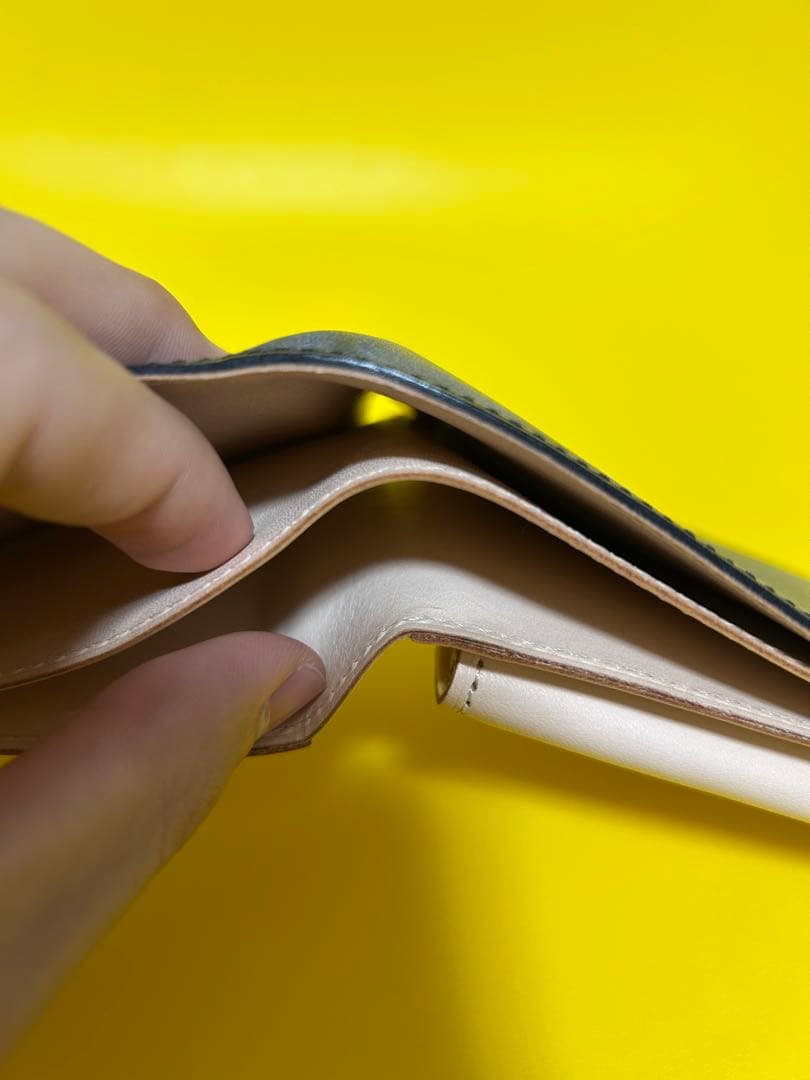 小物 Hender Scheme half folded wallet black