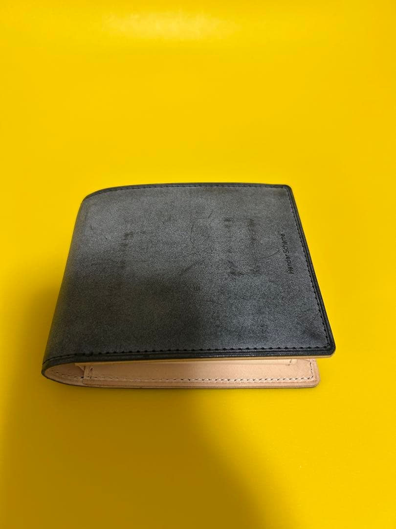 小物 Hender Scheme half folded wallet black