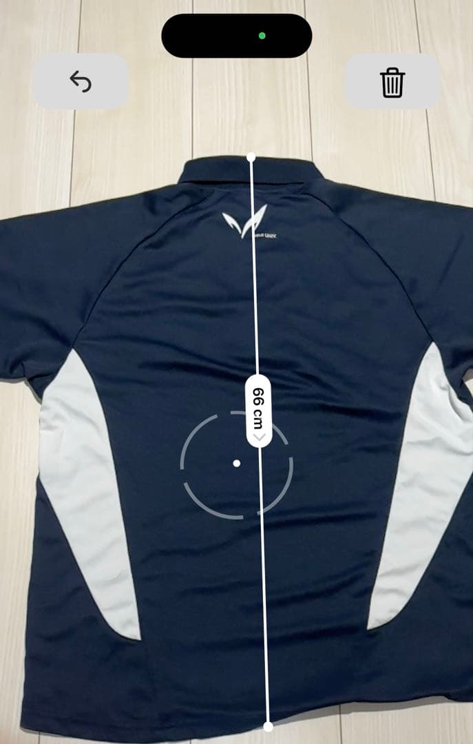 【改訂版】明治大学ラグビー　M.U.R.F.C. ポロシャツ ネイビー　Lサイズ