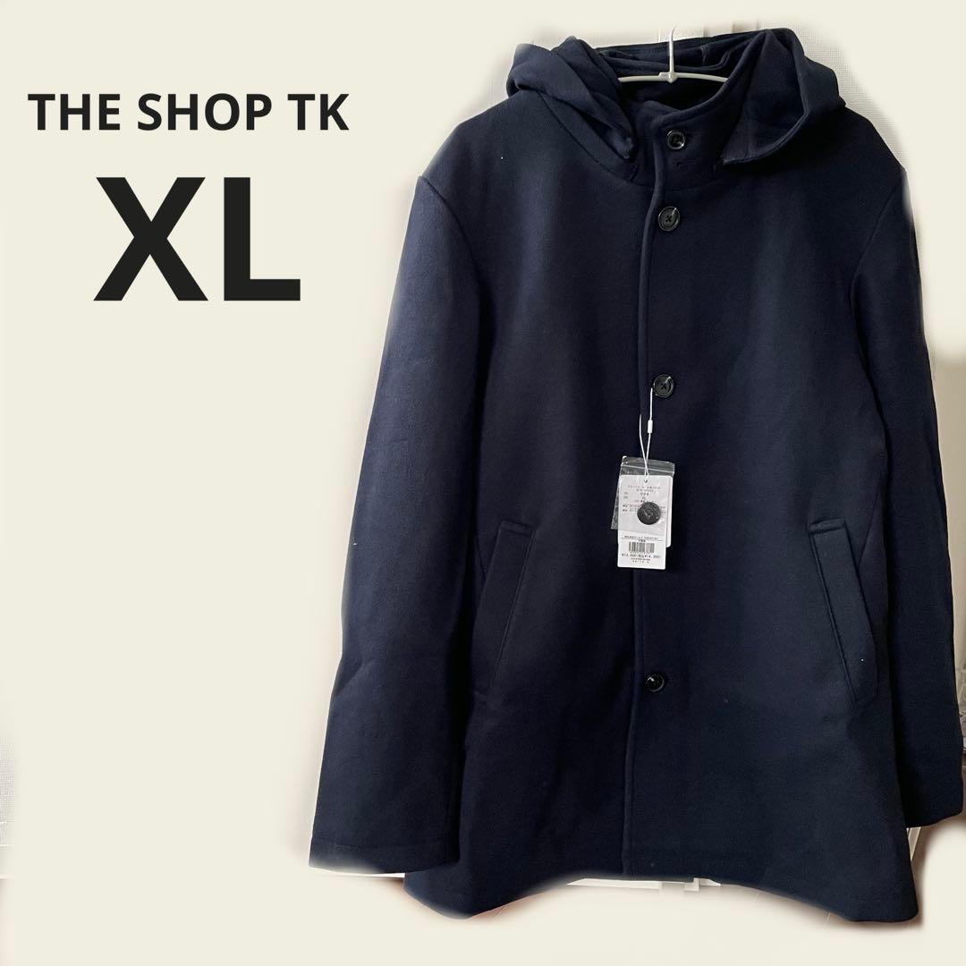 THE SHOP TK アウター メンズ XL フード付き ネイビー