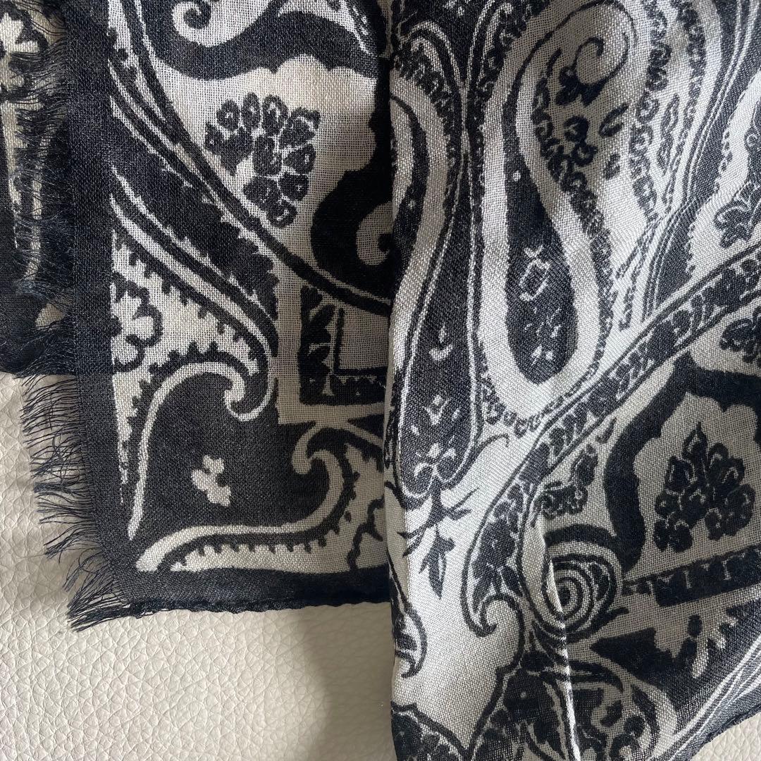 【美品】エトロ ストール シルク混 ユニセックス