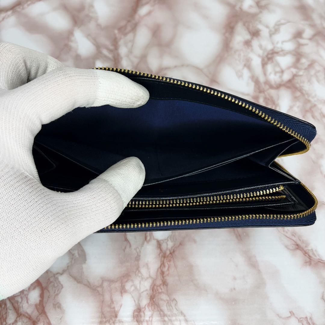 【極美品】agnès b. アニエス・ベー　 ラウンドファスナー　長財布25