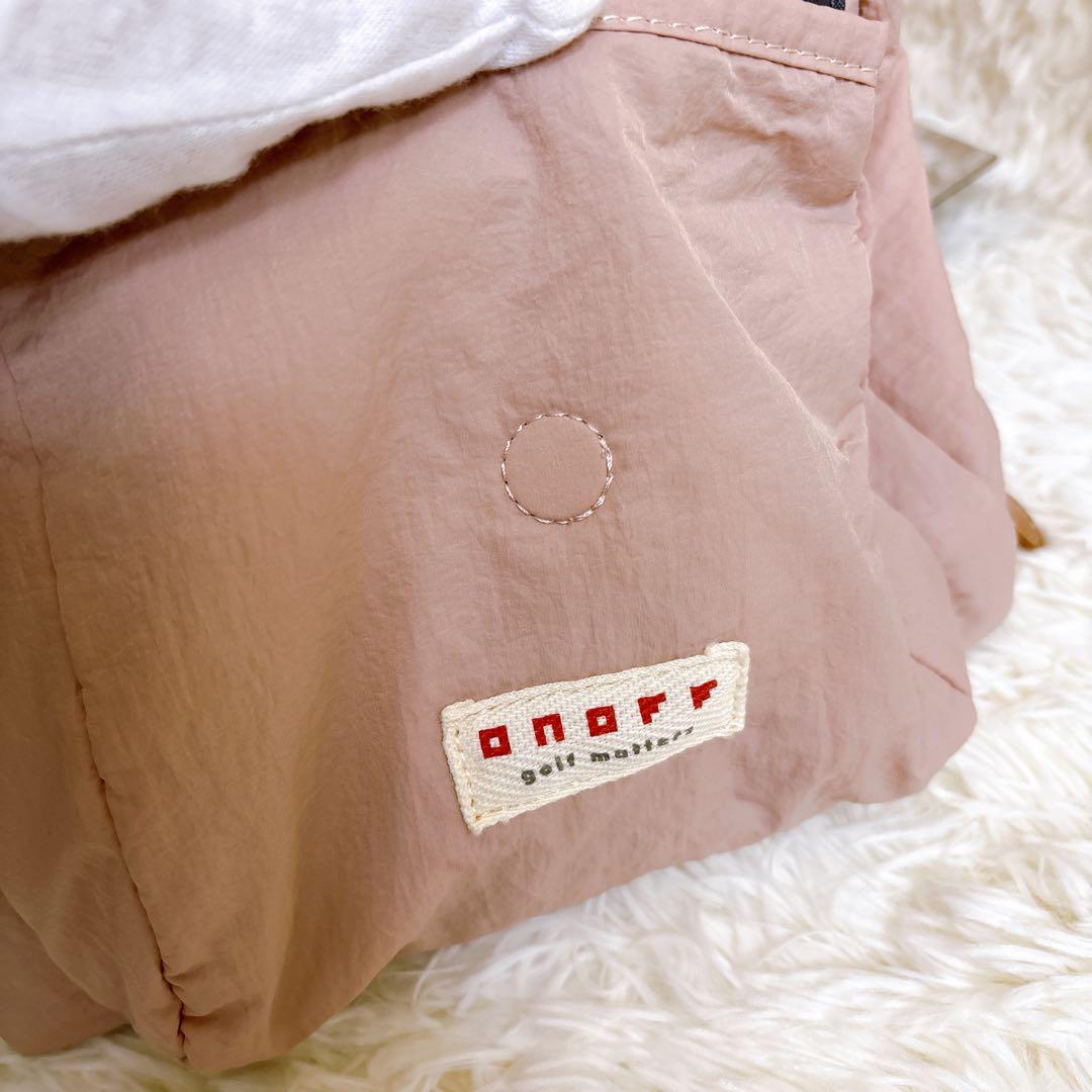 【新品・タグ付き】ONOFF オノフ ボストンバック ナイロン ダスティピンク