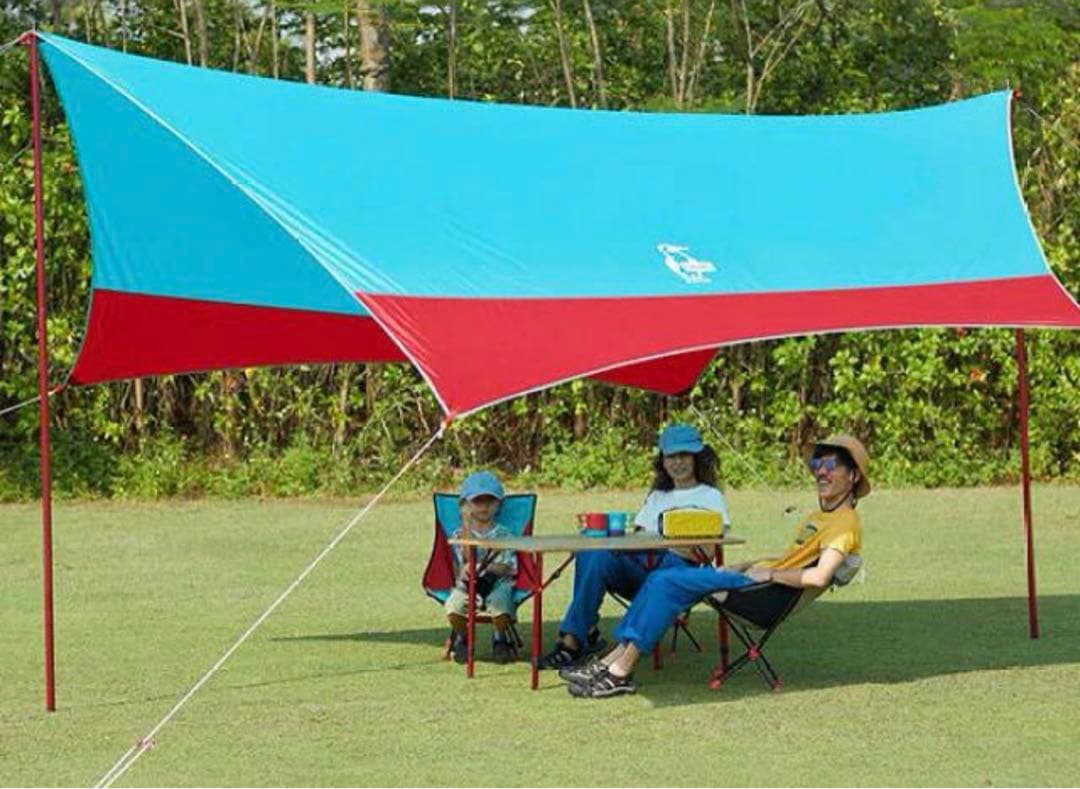 新品未使用　CHUMS ウイングツートンカラータープ　ブルー