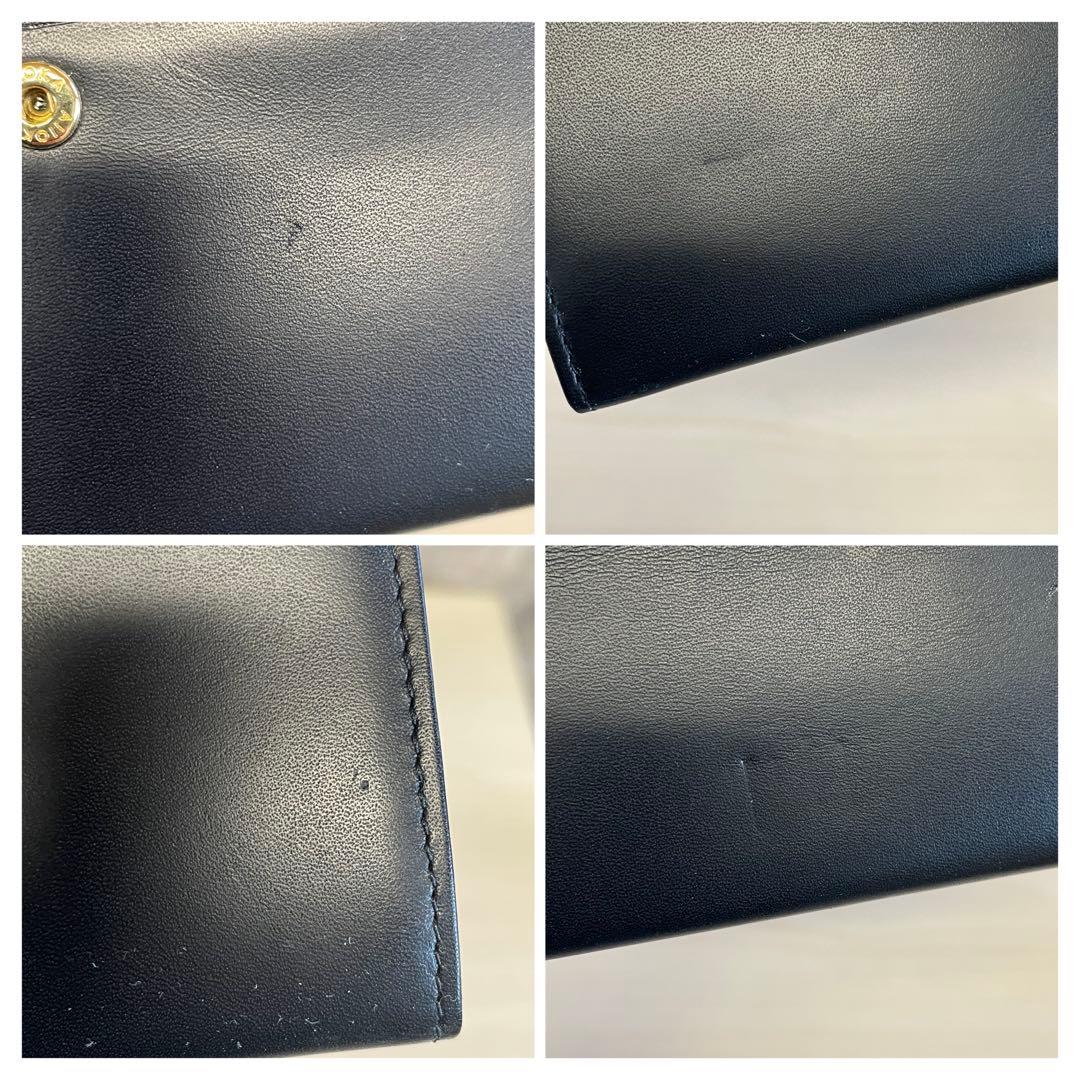 【訳あり】YvesSaintLaurent イヴ・サンローラン　長財布　牛皮