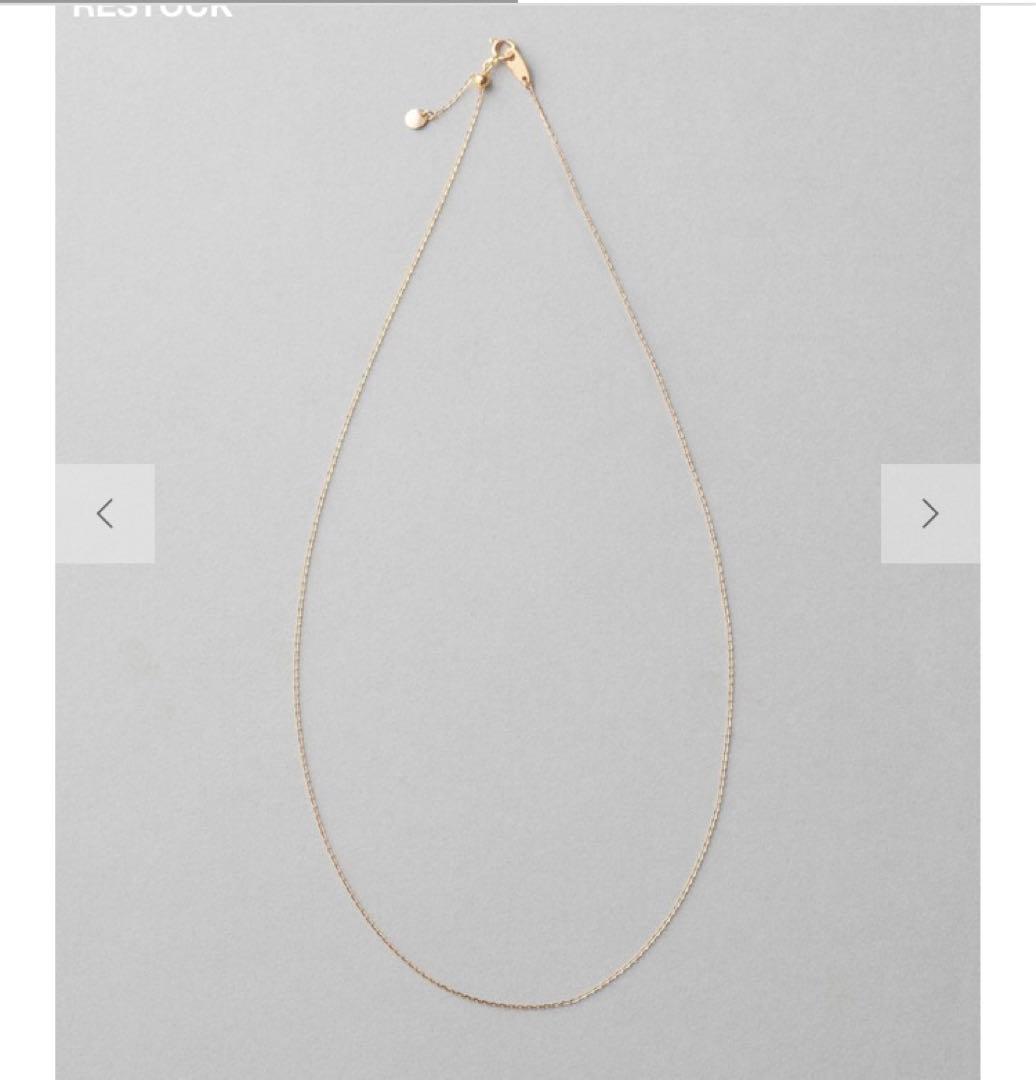 美品‼️ete K10YGミラーカットチェーンネックレス