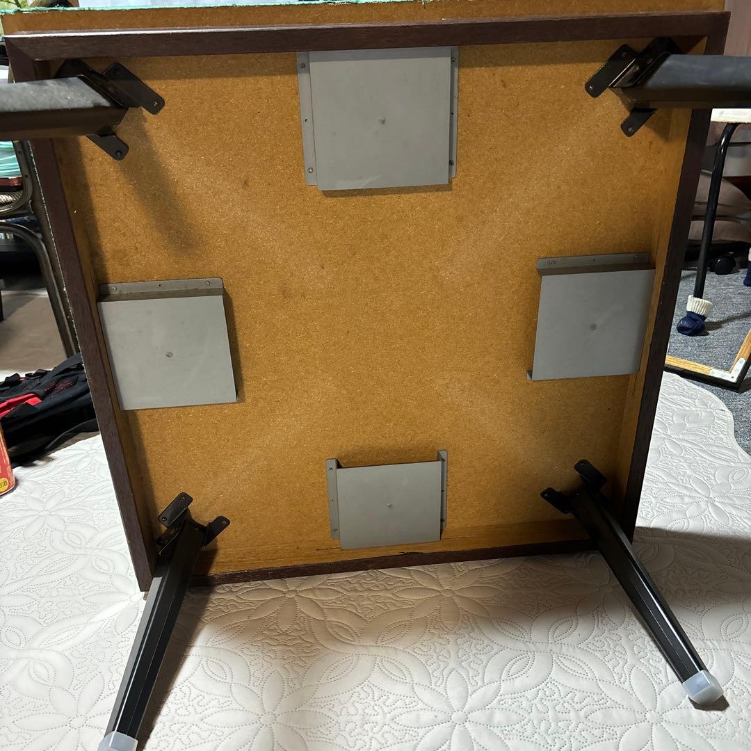 【牌王】麻雀セット 麻雀牌（大洋化学）　折りたたみ麻雀卓 ガイドブック付き