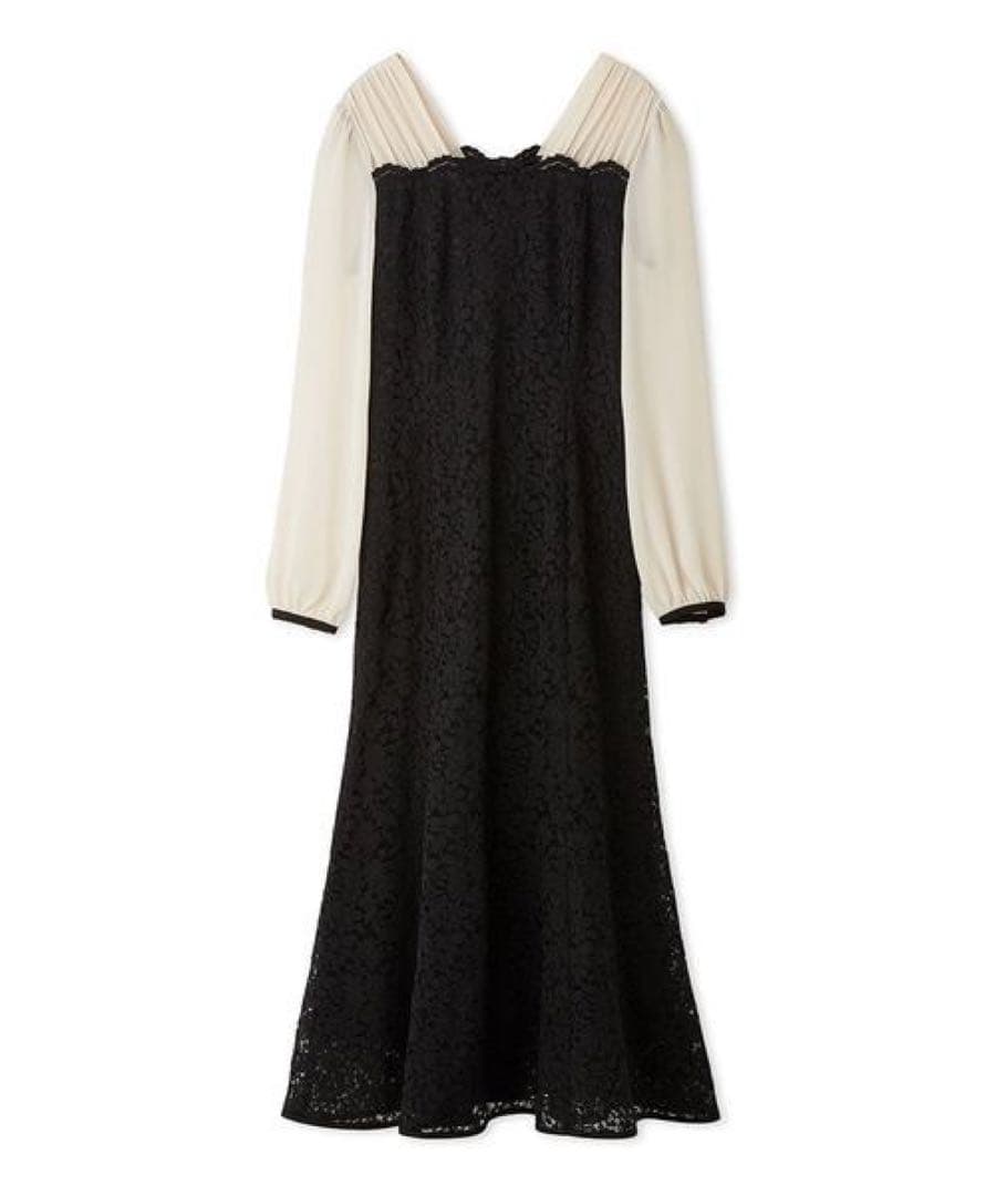 完売品　セルフォード　レースマーメイドワンピース