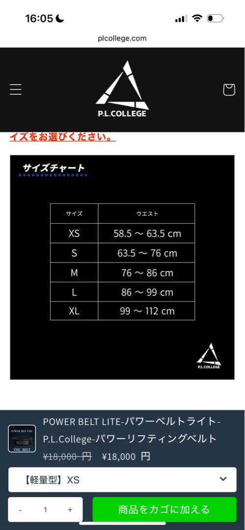 【美品】P.L.collegeベルト　パワーベルト　パワーチューブ
