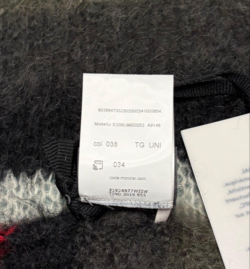 MONCLER ストライプマフラー