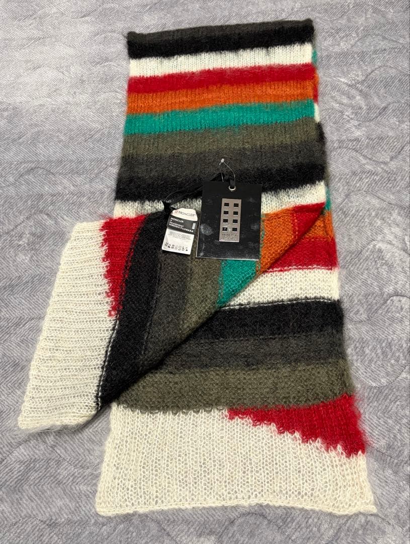 MONCLER ストライプマフラー