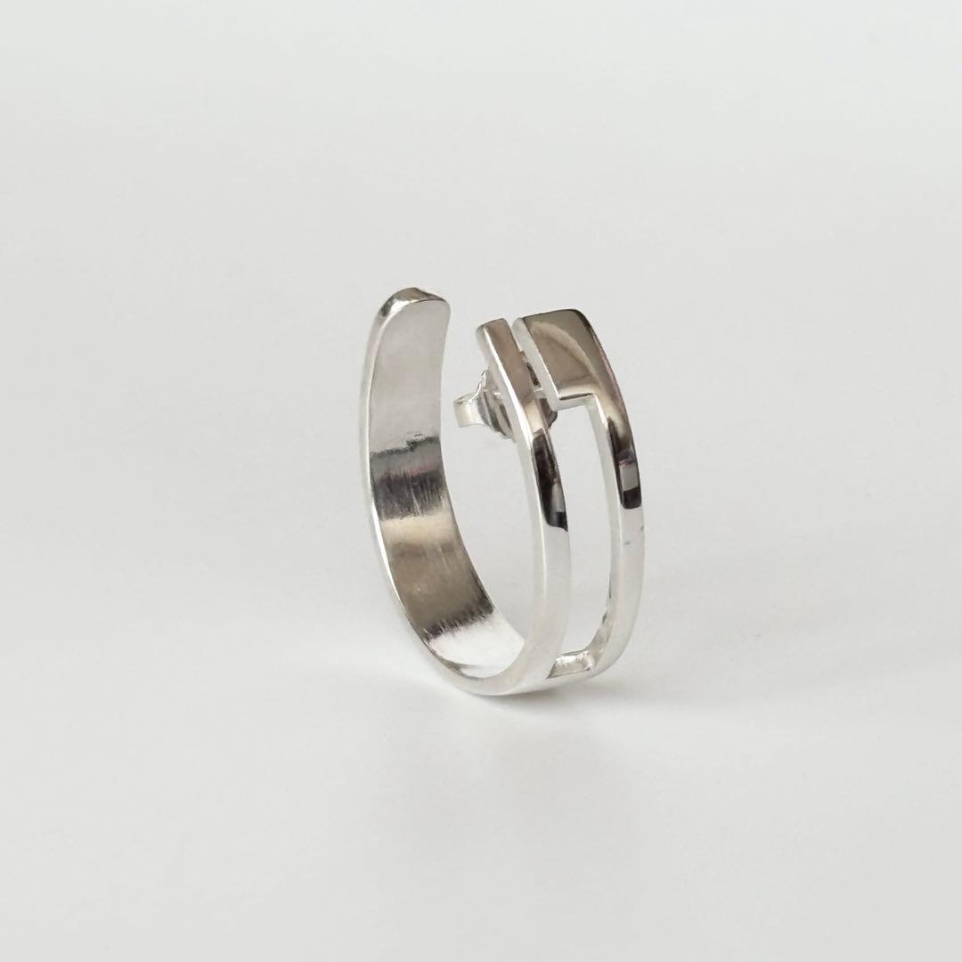 美品⭐️ GUCCI グッチ ピアス Gロゴ フープ SV925 片耳