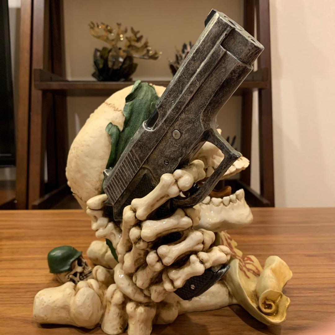 ドクロ　ピストルデーモン　2個セット（ど迫力です！！！）