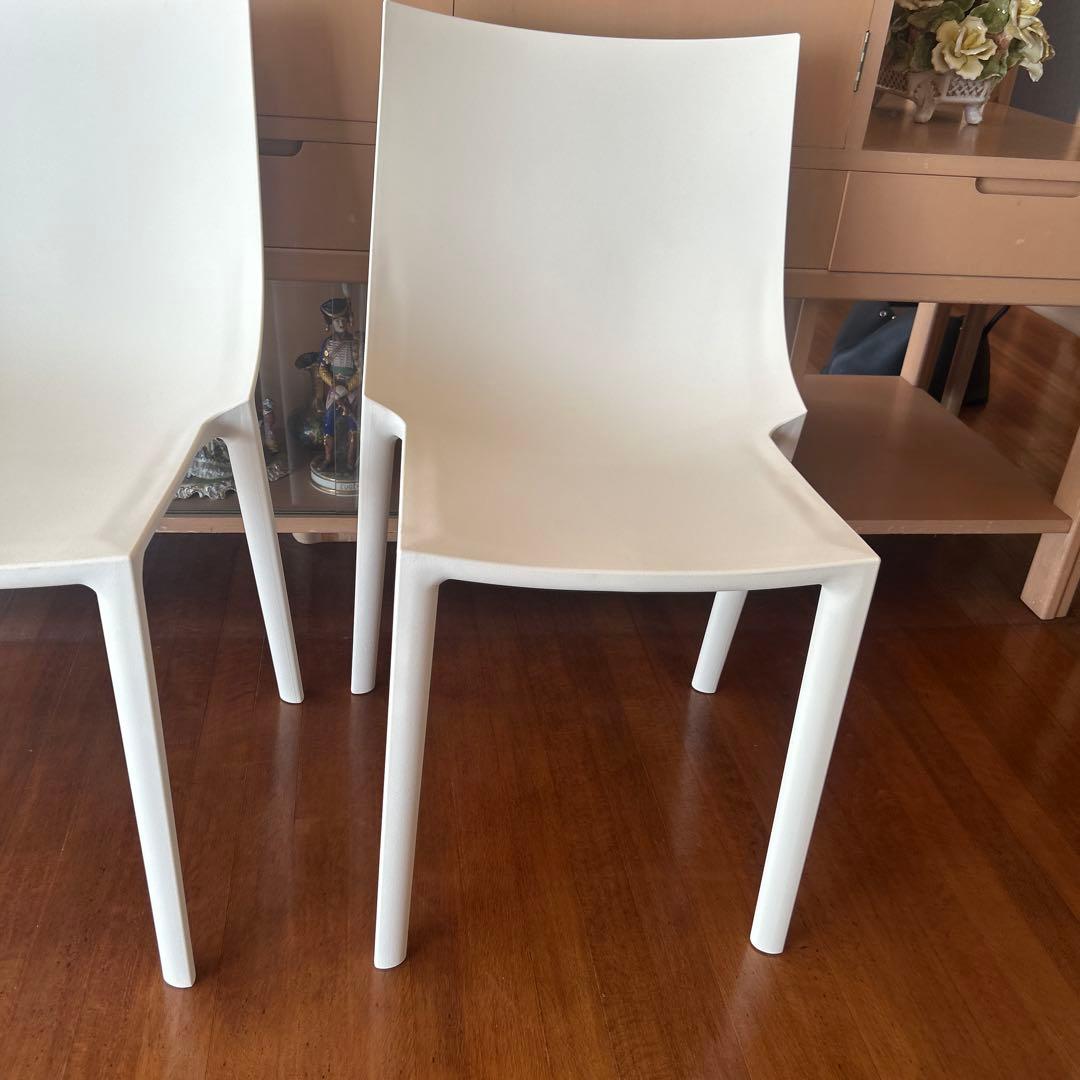 新品◆ドリアデ　高級ダイニング　カメレオンチェア　４脚セット　イタリアブランド