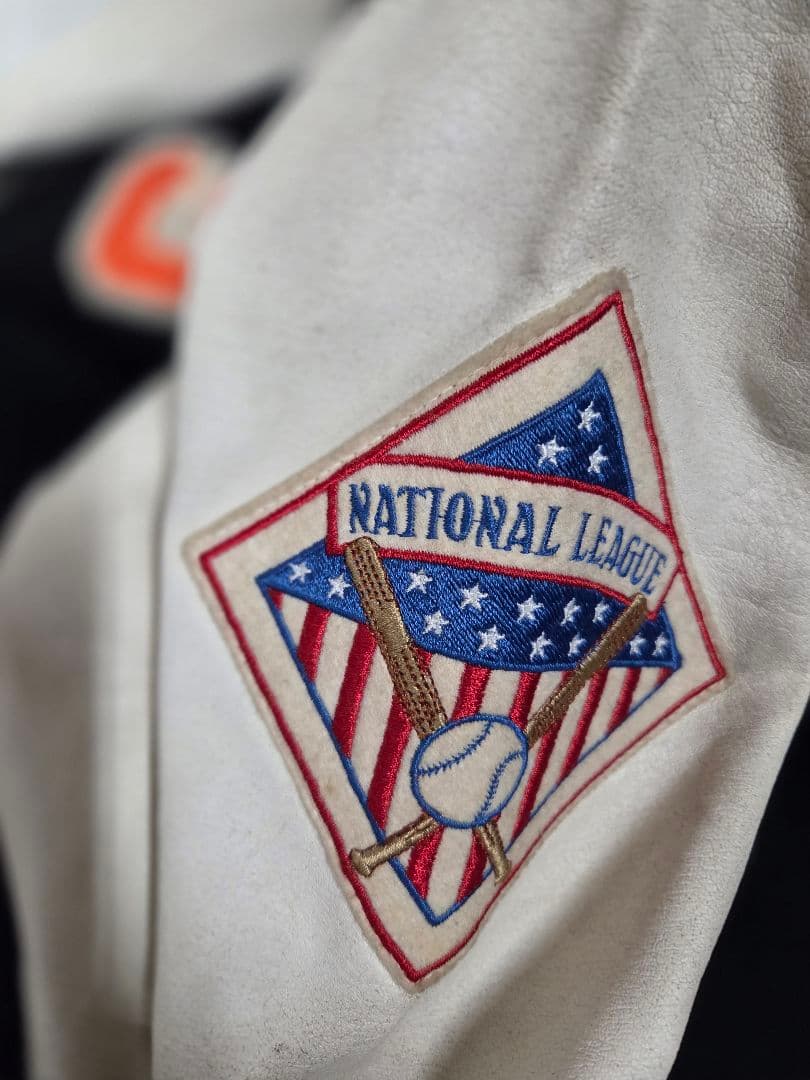 チョークライン ヴィンテージ GIANTS スタジャン ブラック/ホワイト