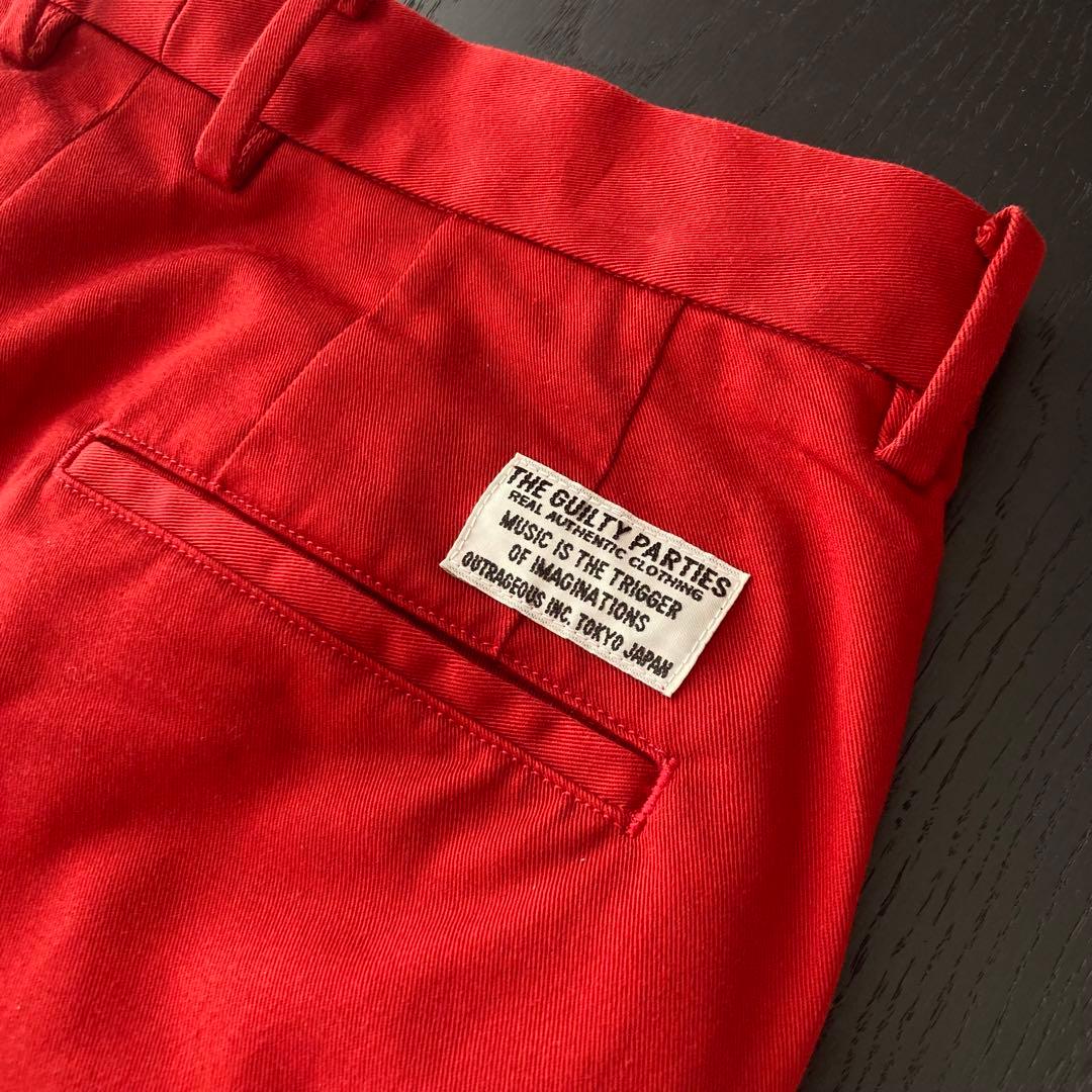 119◆WACKO MARIA DOUBLE PLEATED TROUSERS