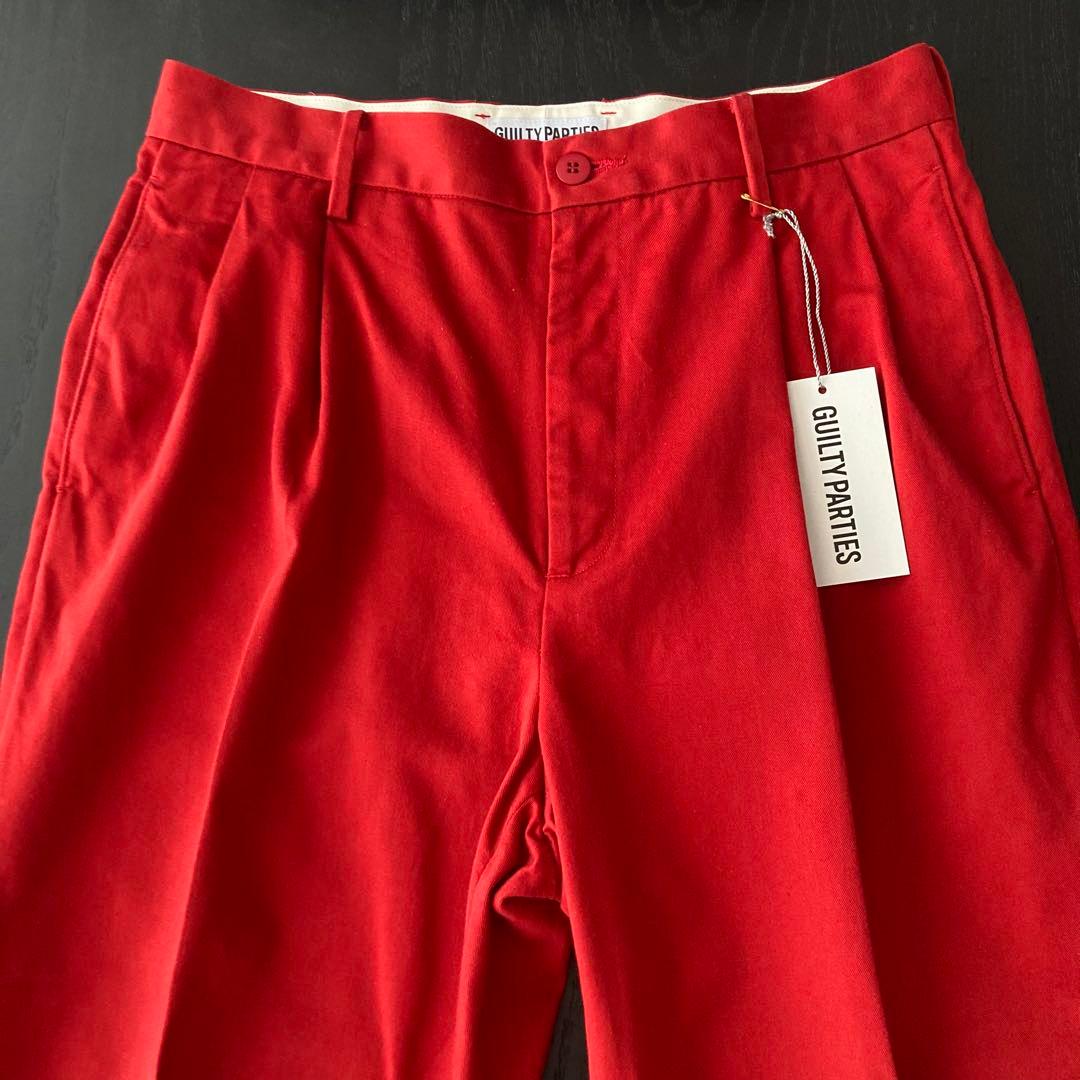 119◆WACKO MARIA DOUBLE PLEATED TROUSERS