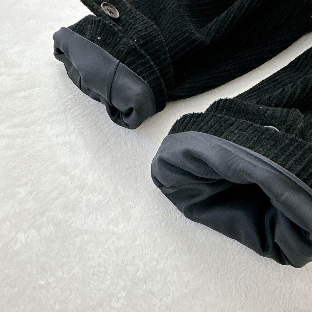 アクアスキュータム　コーデュロイ　アルパカ混　ダッフルコート　S