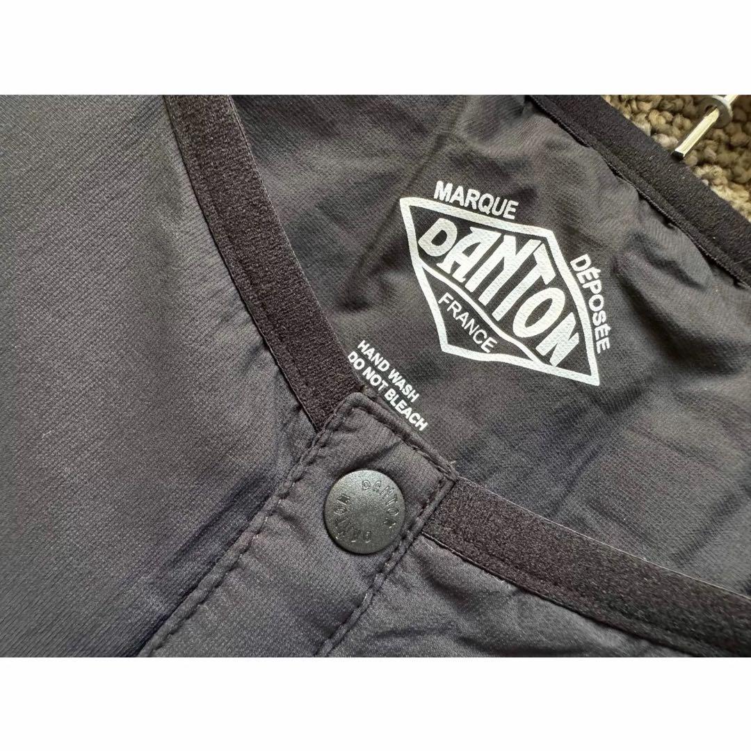 【新品】DANTON ブラック ノーカラージャケット