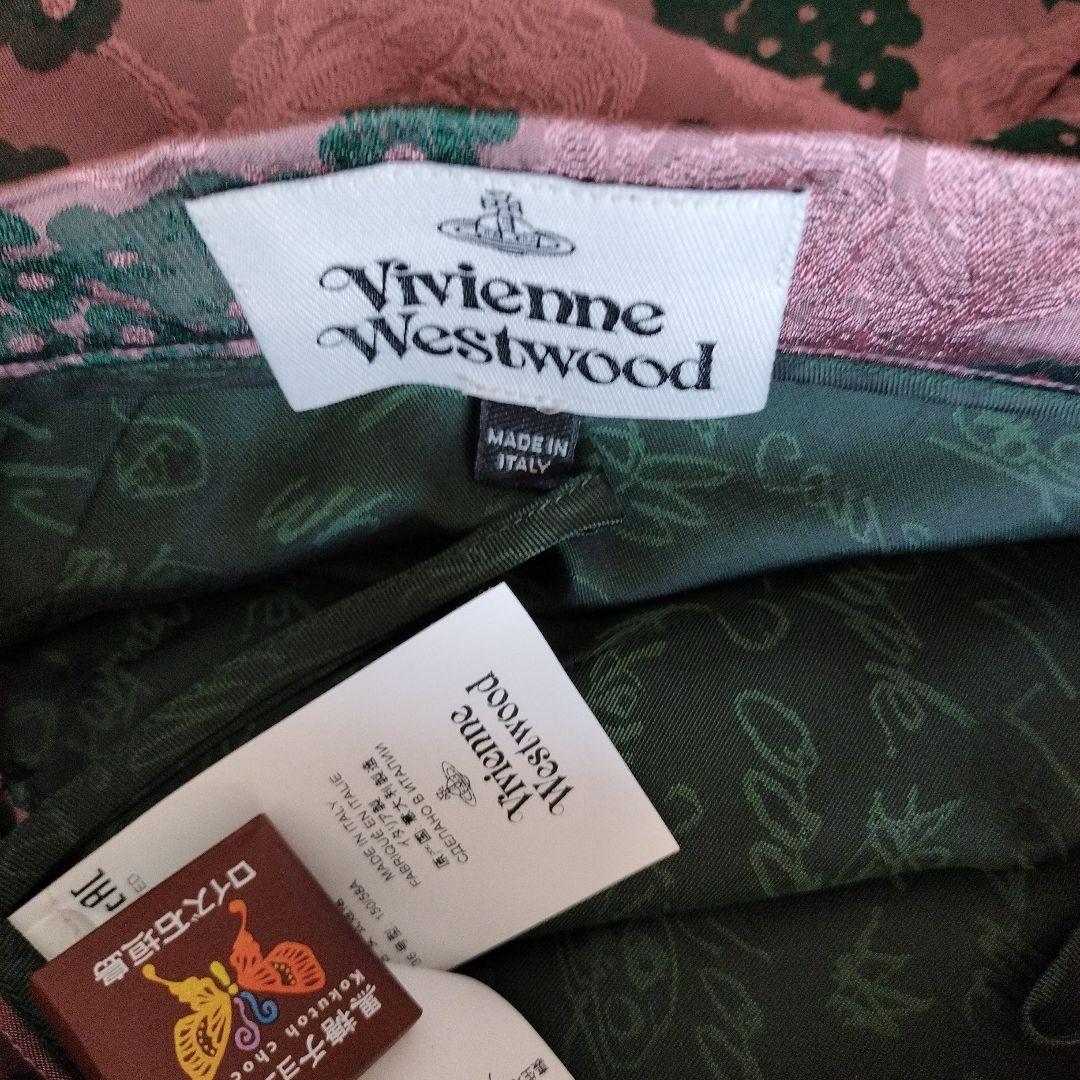 ヴィヴィアン花柄アシンメトリータイトスカート３６