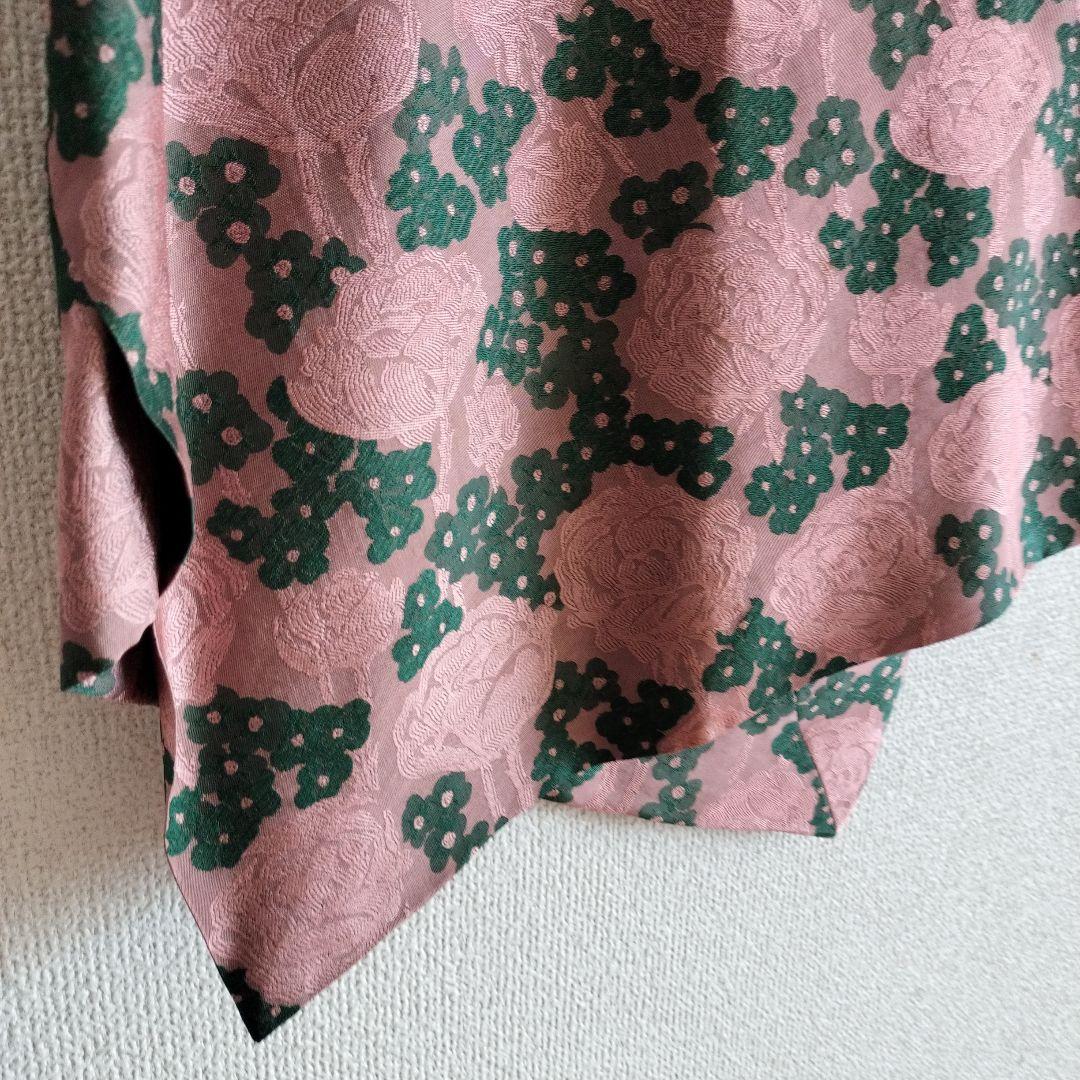 ヴィヴィアン花柄アシンメトリータイトスカート３６