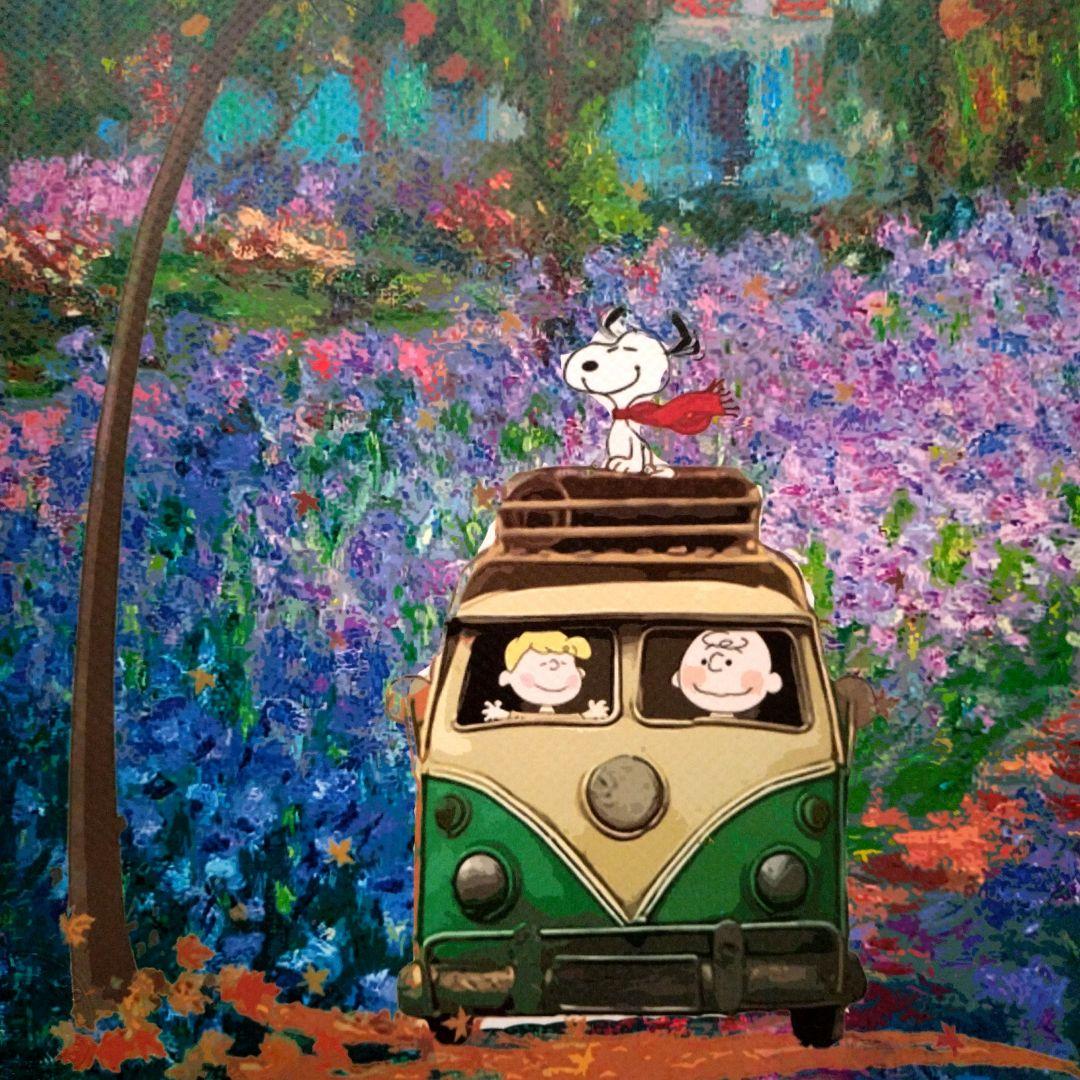 きしー　death nyc 世界限定100枚　スヌーピーPEANUT モネ