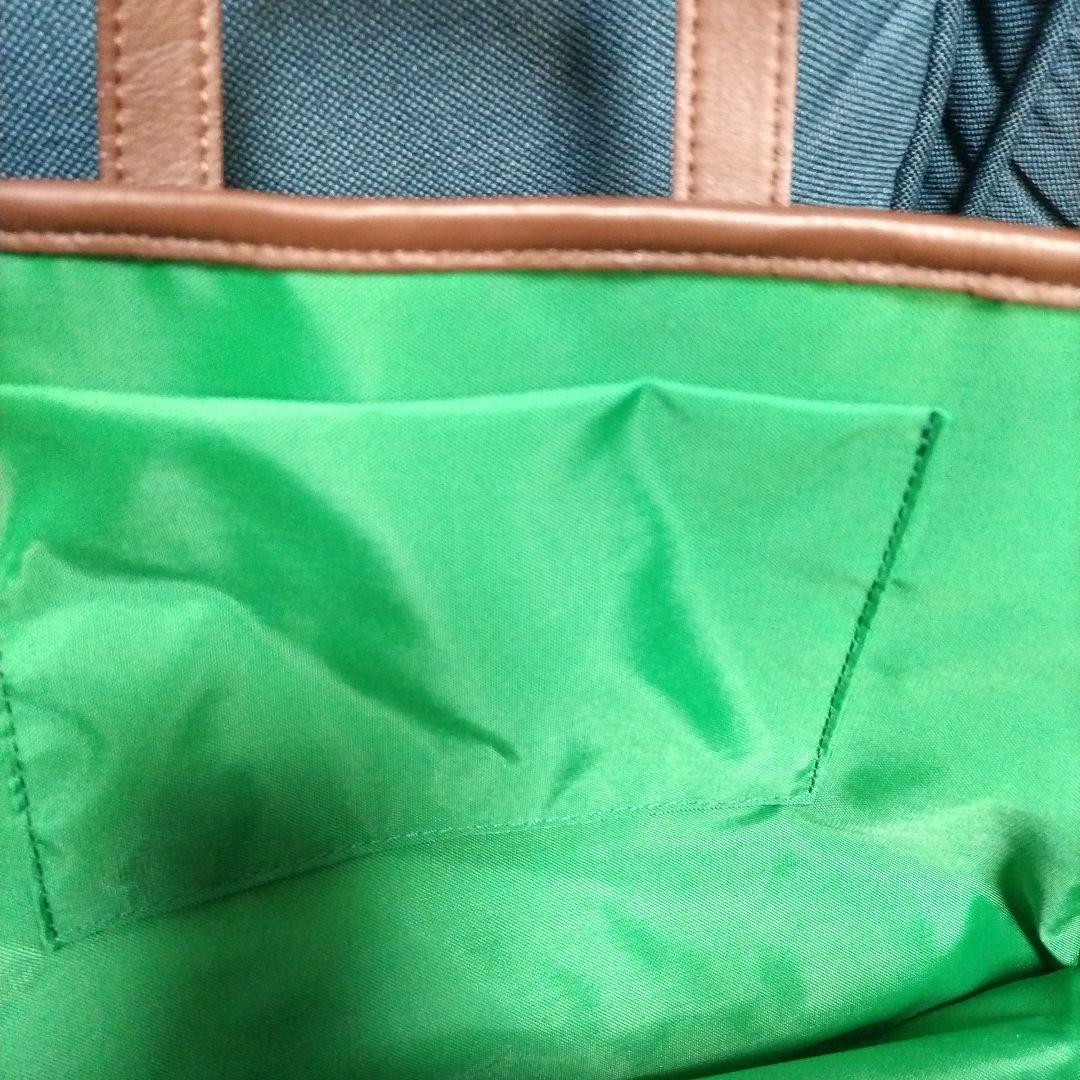 タグ付き　　 刺繍デザイントートバック ショルダーひも付