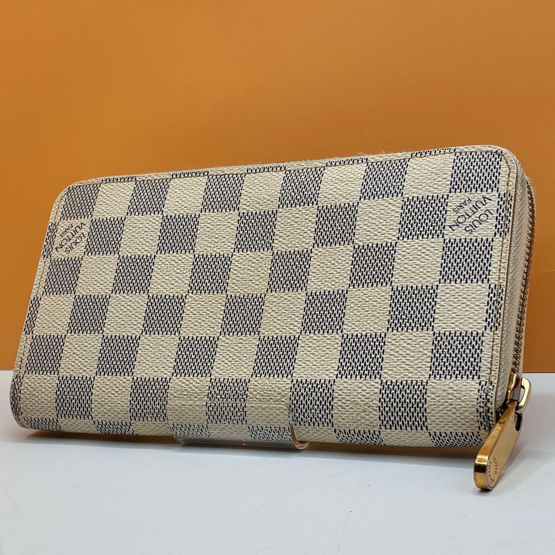 【美品✨】ルイヴィトン ダミエアズール ジッピーウォレット ラウンドジップ