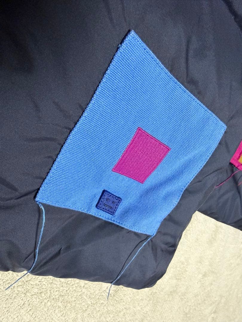 Acne Studios アクネストゥディオズ ダウン マフラー ネイビー