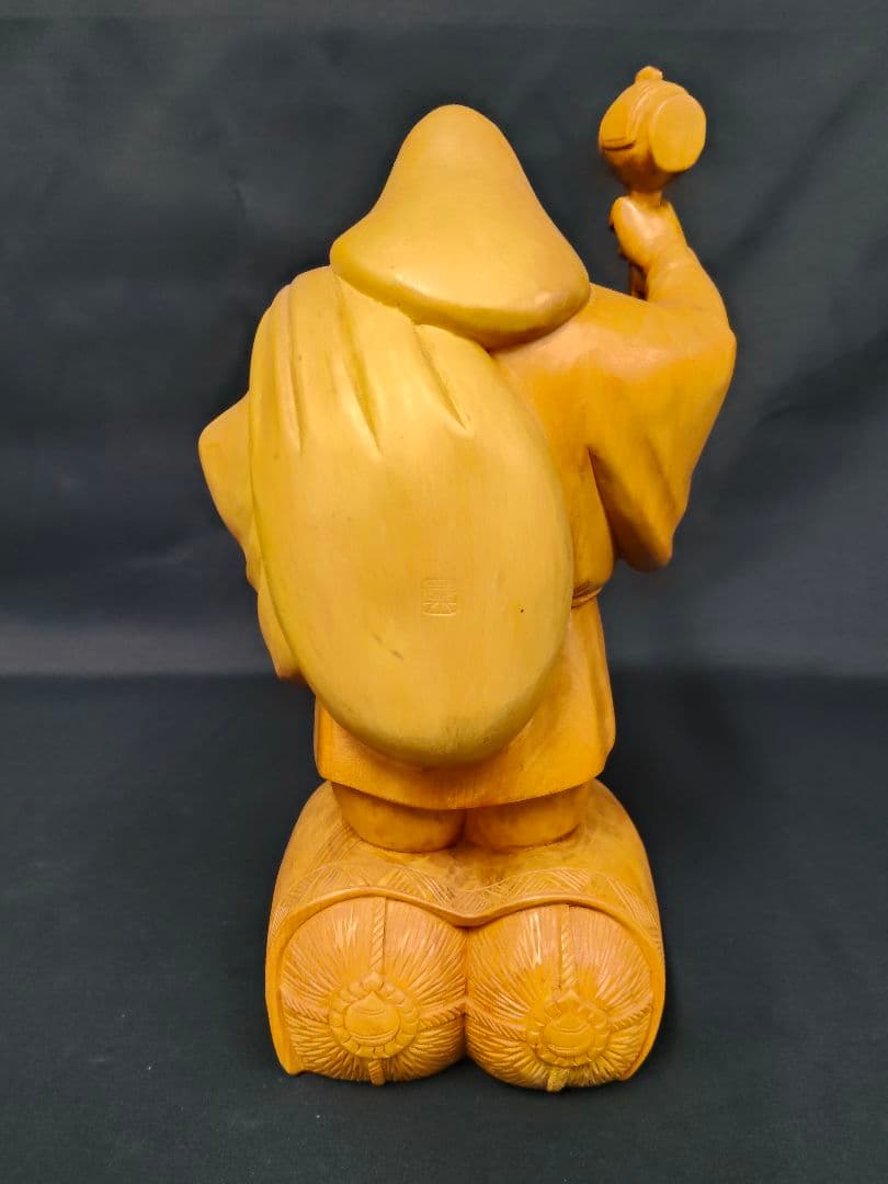 ​七福神 木彫り 置物 全7体揃い 恵比寿 大黒天 弁財天