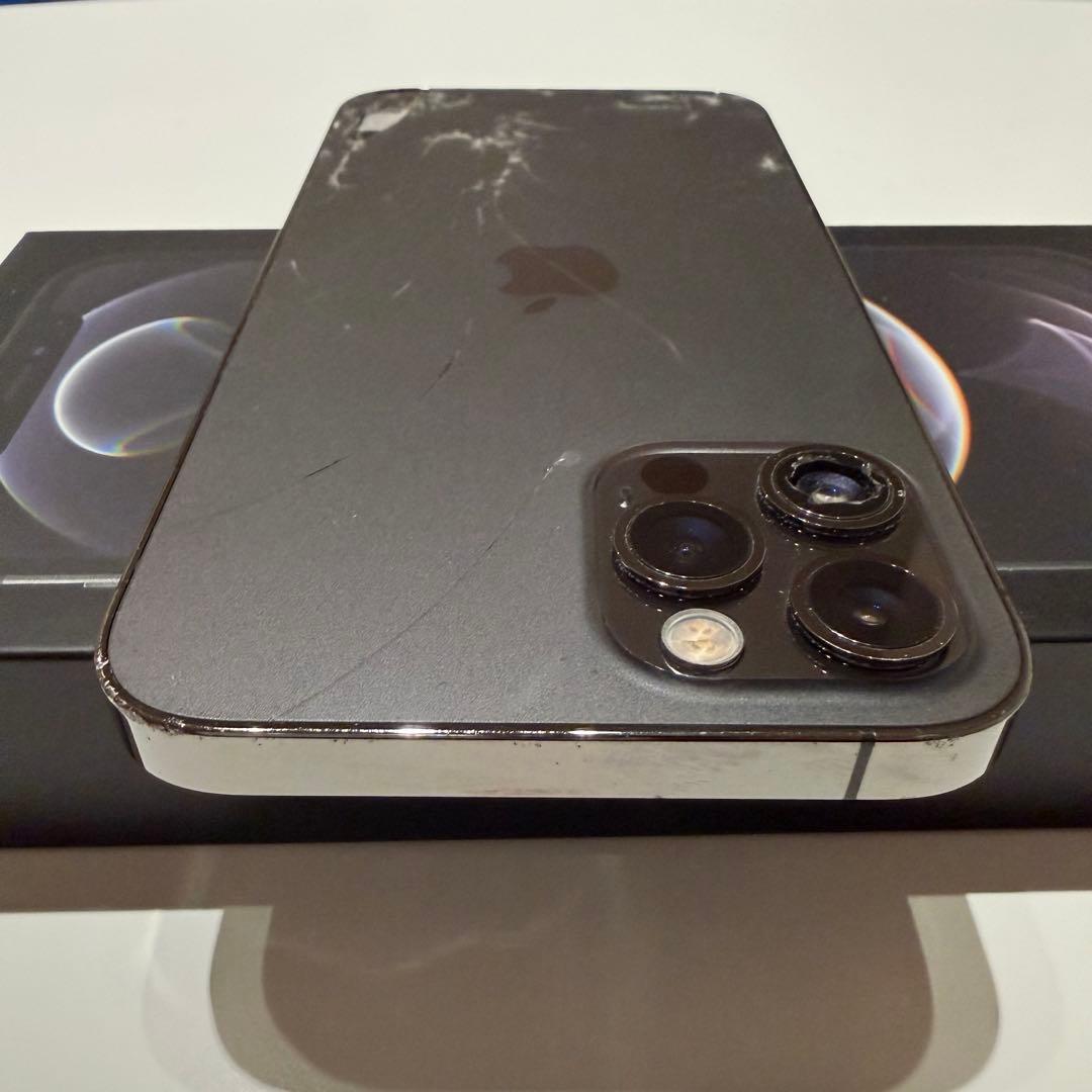 iPhone12pro 256GB ブラック SIMフリー 初期化済み 箱付